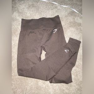Brown gymshark leggings